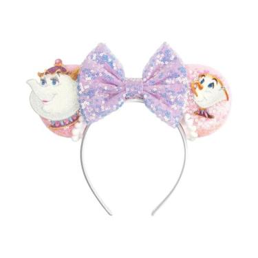 Imagem de Tiara De Cabelo Da Senhora Potts De a Bela E a Fera Da Disney, Tiara D