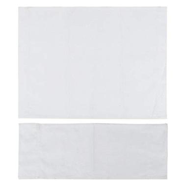 Imagem de AMONIDA Conjunto de Pano de Cadeira Durável de Tela de Substituição de Cadeira de Diretor para Uso Diário, Suprimentos de Tecido Azul/colorido/preto/branco, 52 X 42 Cm/52,5 X 19,5 Cm, 2 Peças para