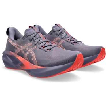 Imagem de ASICS Novablast 5 Tênis masculino, Roxo acinzentado/recife coral, 43.5 EU