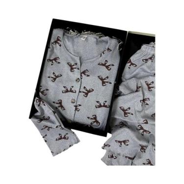 Imagem de Conjunto De Pijamas Femininos Do Mickey Mouse, Camisola De Manga Longa