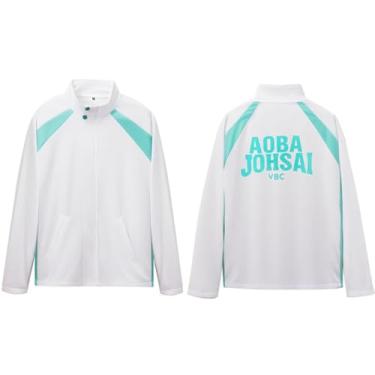 Imagem de MIAOCOS Fantasia de cosplay adulto apenas uniforme esportivo escolar para convenção de quadrinhos, roupa casual