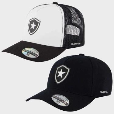 Imagem de Kit com 2 Bonés Botafogo-Unissex