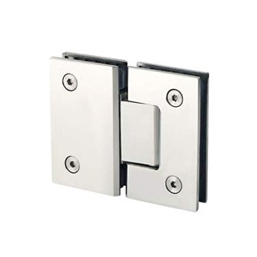 Imagem de Dobradiças de aço inoxidável de substituição de vidro de 180 graus para armário para porta de chuveiro de vidro