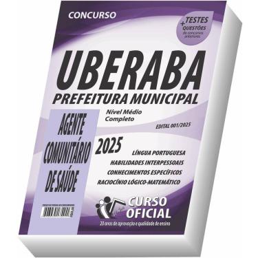 Imagem de Apostila Uberaba - Mg - Agente Comunitário De Saúde