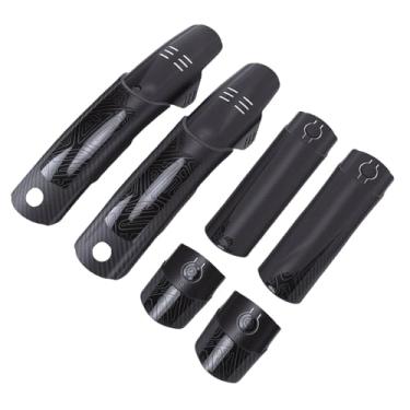 Imagem de Luocute Conjunto de Pára-lamas de Bicicleta, Protetores de Lama Leves BMX de Montanha à Prova de Com Laços Zip de Liberação Rápida, Pára-lamas de Bicicleta para Pneus de Montanha