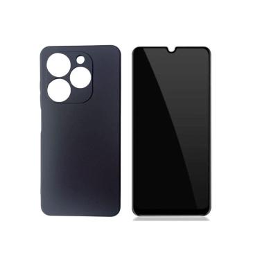 Imagem de Capa Compatível Para Spark Go 2024 + Pel. Hidrogel Privativa