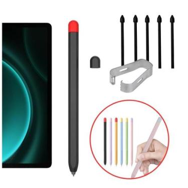 Imagem de Capa + 5 Pontas Extras Para Caneta S-Pen Galaxy Tab S9 11 - Tech King