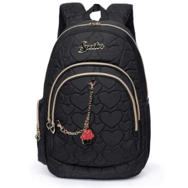 Imagem de Mochila Feminina Spector Matelassê Coração 20 Litros-Feminino