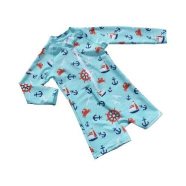 Imagem de Maiô De Secagem Rápida Para Meninos E Meninas EezKoala Com Protetor So