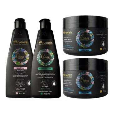 Imagem de Kit Arvensis Ondulados Shampoo + Condicionador + 2 Máscaras
