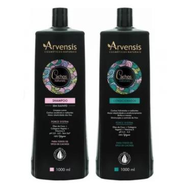 Imagem de Kit Arvensis Shampoo Condicionador 1litro Chique Cosméticos