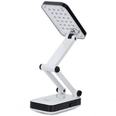 Imagem de Luminária Mesa 24 Led Luz Emergência Escritório Estudo Abajur Zz