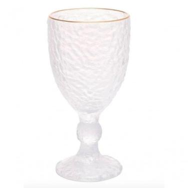 Imagem de Taça De água Cristal Com Fio De Ouro 320 Ml - Lyor