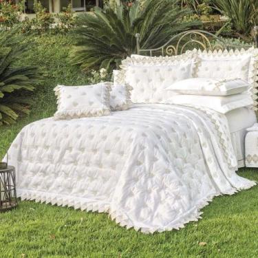 Imagem de Kit Cobre Leito Sensualle Casal King 5 Peças Percal 400 Fios 100% Algo