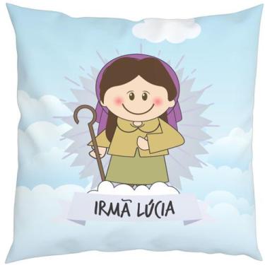 Imagem de Almofada Com Enchimento Oração Santinho Pastorinhos Irmã Lúcia - Fabri