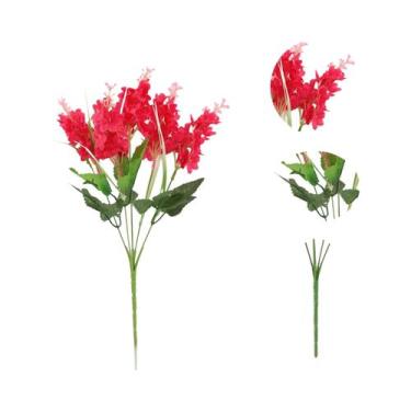 Imagem de Buquê De Jacintos Artificiais De 13,8 Polegadas, Flores Falsas Para Ce