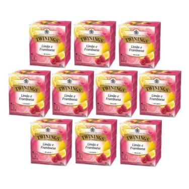 Imagem de 100 Sachês, Chá Twinings, Limão E Framboesa