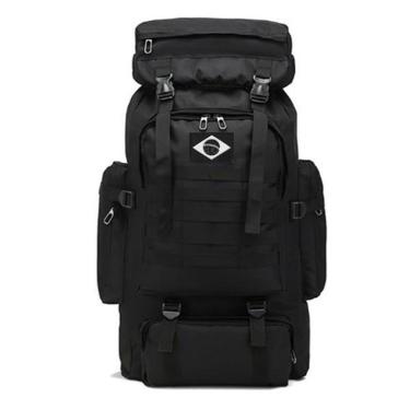 Imagem de Mochila Militar Tática Camping 80L Trilha Trakking Cargueira Operacional-Unissex