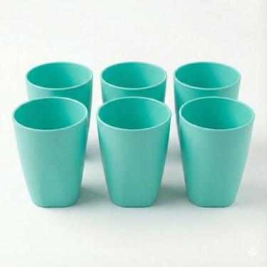 Imagem de Kit 30 Copos Plásticos Color 330ml Festas Churrascos Aniversários Crec