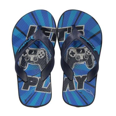 Imagem de Chinelo Infantil Rider 11768 Street Joy Preto/Azul/Cinza