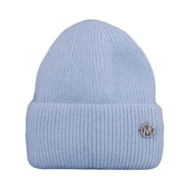 Imagem de Chapéu De Inverno Feminino, Gorro Quente De Pele De Coelho Real, Gorro