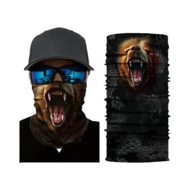 Imagem de Bandana Mágica Sem Costura Monkey Shark, Protetor De Pescoço, Tubo Pro