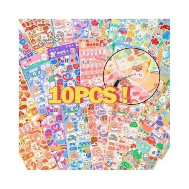 Imagem de Adesivos a Laser De Desenhos Animados Kawaii 10-200 Peças DIY Decorati