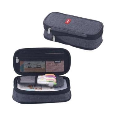 Imagem de Estojo De Lápis Kawaii De Grande Capacidade, Bolsa De Canetas De Dupla