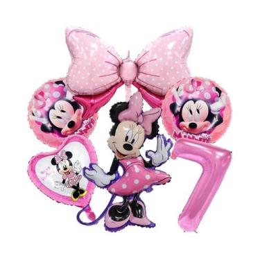 Imagem de Conjunto De Balões Mickey E Minnie Para Decoração De Festa De Aniversá
