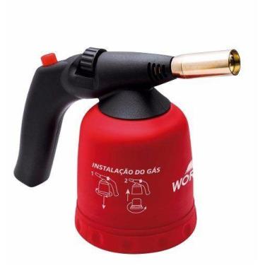 Imagem de Maçarico Portátil Para Solda Tipo Piezoelétrico Worker + 3 REFIL 190G