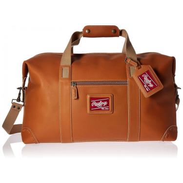 Imagem de Bolsa de Viagem Masculina Clássica de Couro, RAWLINGS, Marrom