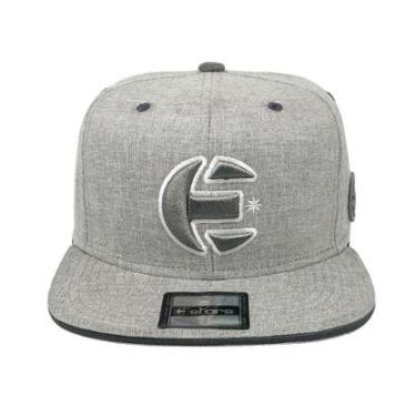 Imagem de Boné E-STARS Brave Aba Reta Cinza e Chumbo-Masculino