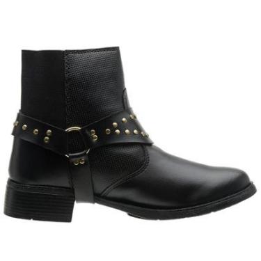 Imagem de Bota Feminina Cano Curto Salto Baixo Country Texana Stribo Confort-Feminino