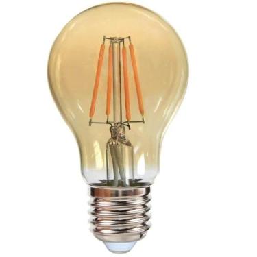 Imagem de Lâmpada Vintage Led Bulbo A60 De 4 Watts E 2400k - 05315 - Ourolux Vin