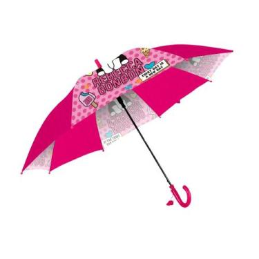 Imagem de Guarda Chuva Rebecca Bonbon Infantil Sombrinha Meninas Apito - Semax, 