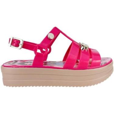 Imagem de Sandália Infantil Feminina Plataforma Trio De Laço Miss Miss-Feminino