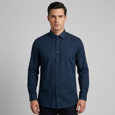 Imagem de Camisa Dudalina Slim Lisa Masculino-Masculino