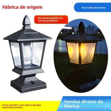 Imagem de Lâmpada Em Forma De Casa À Prova d'Água Com Energia Solar Para Jardim,