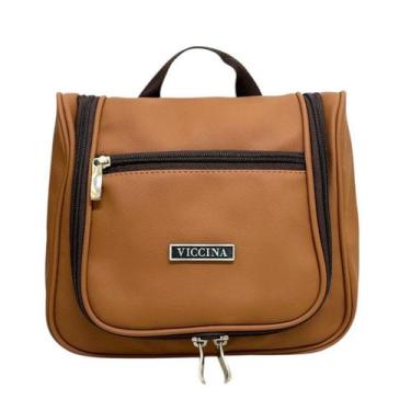 Imagem de Necessaire Gancho Berlim Viccina, Camel