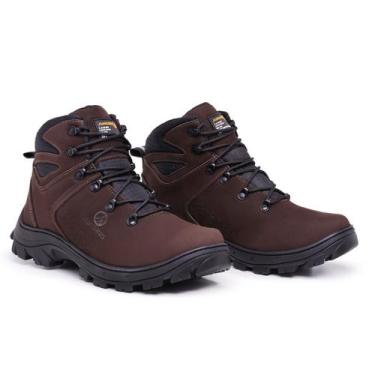 Imagem de Bota coturno Master Boots com c.a EPI segurança em couro unissex com c