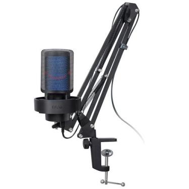 Imagem de Microfone Gamer Condensador Fifine A8T RGB, USB-C, com Braço Articulad