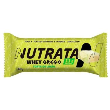 Imagem de Whey Grego Bar Nutrata 40g Barra de Proteína com Whey Isolado e Concen