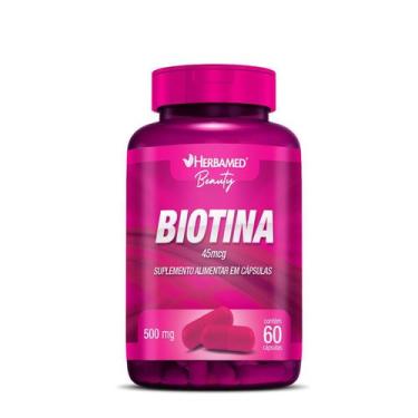 Imagem de Biotina 45mcg - 60 Cápsulas - Herbamed
