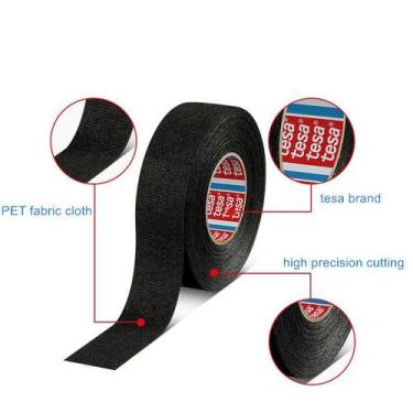 Imagem de Fita Isolante de Tecido para Chicote 19mm x 25m - Original Tesa - tesa