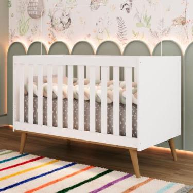 Imagem de Berço Americano Retrô Pé Palito Mini Cama Mini Sofá Ludmila 100% MDF c