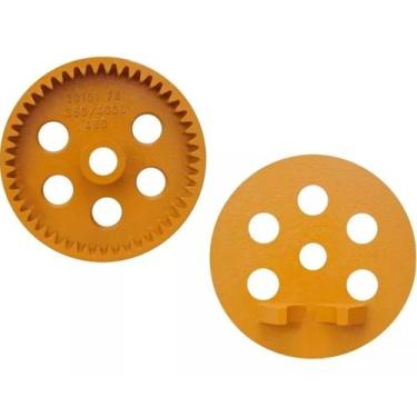 Imagem de Setor basculante da betoneira fischer 400l com orelha 48 dentes furo 3