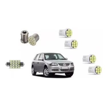 Imagem de Kit Lampada Leds Vw Gol G4 Teto Placa Ré Farolete/pingo - AUTOVEX
