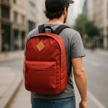 Imagem de Mochila Costa Bagagem Trabalho Vermelha Bolsa Escolar Bolsa Levar Mate