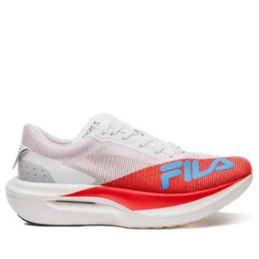 Imagem de Tênis Masculino Running Fila Racer Carbon 3 Branco/Vermelho-Masculino