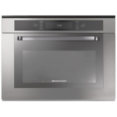 Imagem de Micro-ondas Brastemp De Embutir 40 Litros cor inox com Grill - BMO40AR